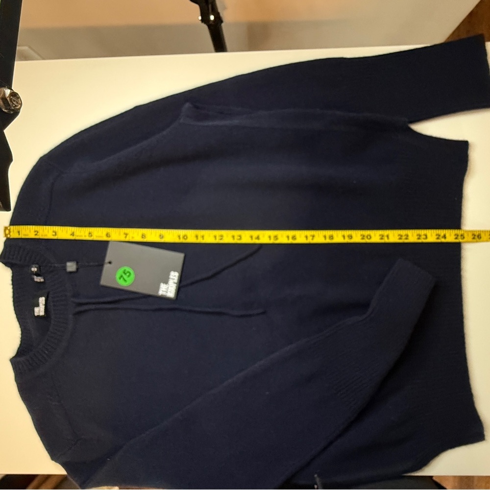 NWT | The Kooples | Knit Sweater with Tie Detail | Navy | Medium - Picture 12 of 13